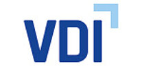 Buchstaben VDI auf weißem Hintergrund